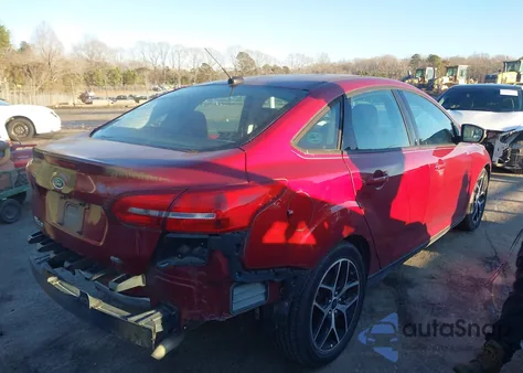 2017 Ford Focus Sel z USA, uszkodzony, nr VIN 1FADP3H25HL241136